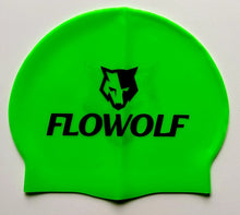 Load image into Gallery viewer, FLOWOLF Silicone Swim Cap - Fluo Green
