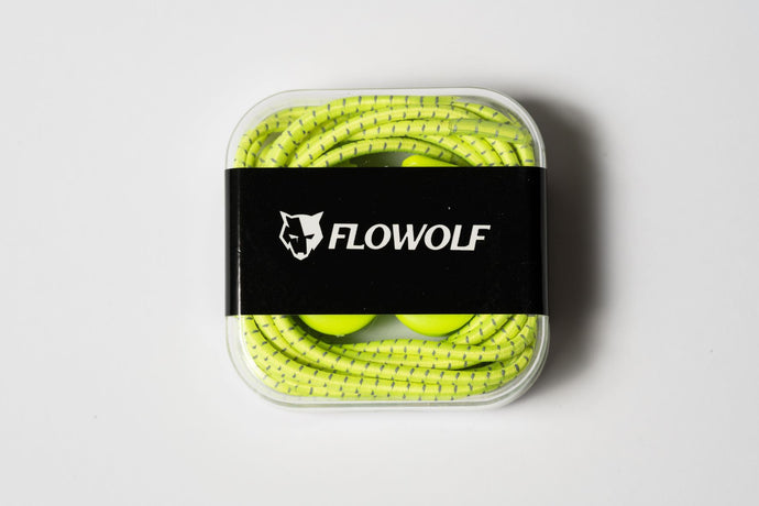FLOWOLF Elastic Lock Laces - Fluo Yellow